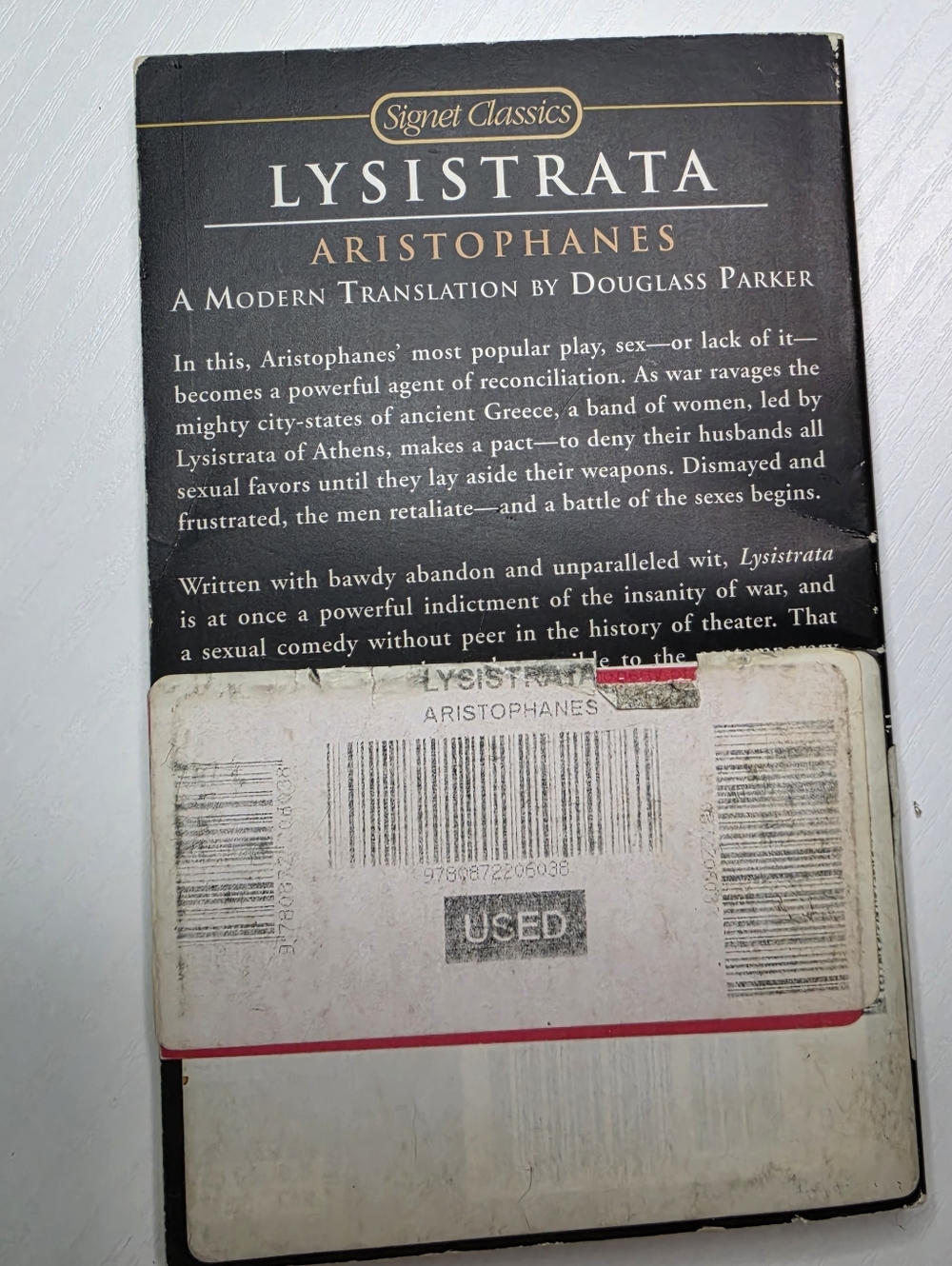 Signet Classics 'Lysistrata' Paperback - Picture 2 of 2